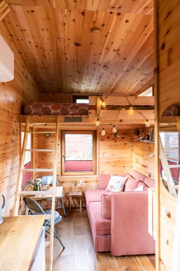 Zirbenholz Tiny House "Waldhauszeit" Am See 谬克 外观 照片